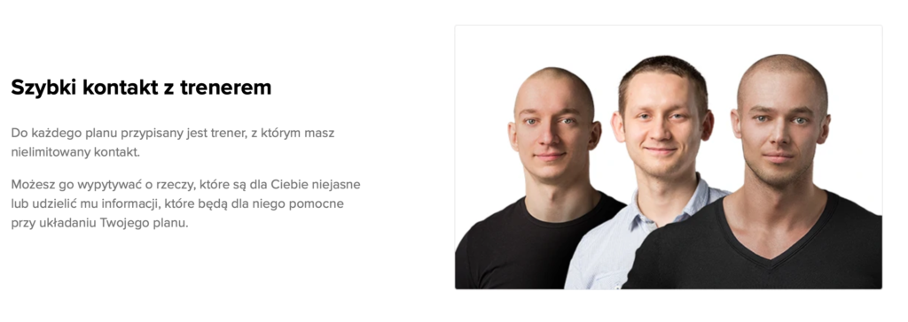 Zdjęcie trenerów PoTreningu.pl - miejsce gdzie rozpoczęła się moja pierwsza praca zdalna 